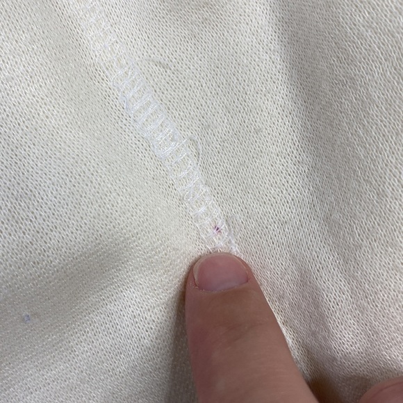 Vintage Jeremy Beau By Golden Touch Off White Stirrup Pants Size Large 80s - Picture 12 of 12